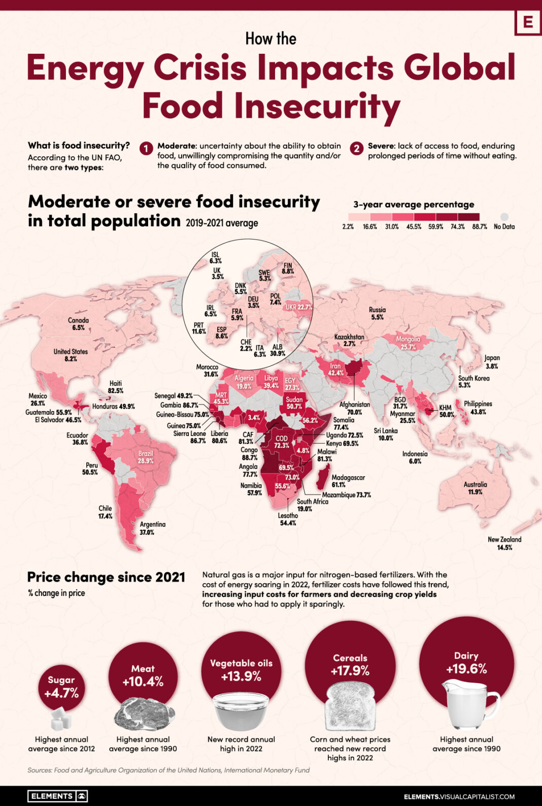 Mapped: How the Energy Crisis Impacts Global Food Insecurity - Phil ...