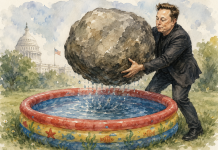 Elon Musk Is Dropping a Boulder in a Kiddie Pool