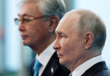 Ukraine strikes Siberia refinery as Kazakh leader tells Putin war should end