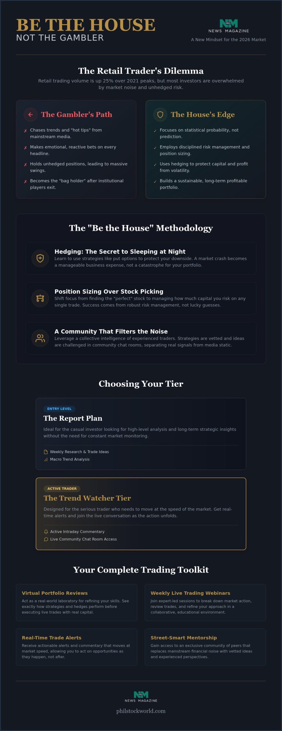 Phil Stock World Membership: Your 2026 Guide to Trading Like 'The House'