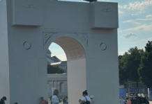 Triumphal Arch Model Featured At Trump’s ‘State Fair’ Is Falling Apart