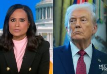 Trump Claims the Strait of Hormuz is ‘Open’ In Testy Retort to NBC’s Welker