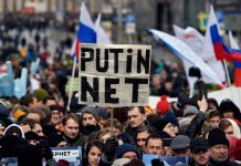 Paranoid Putin is shutting down the internet to block bad news