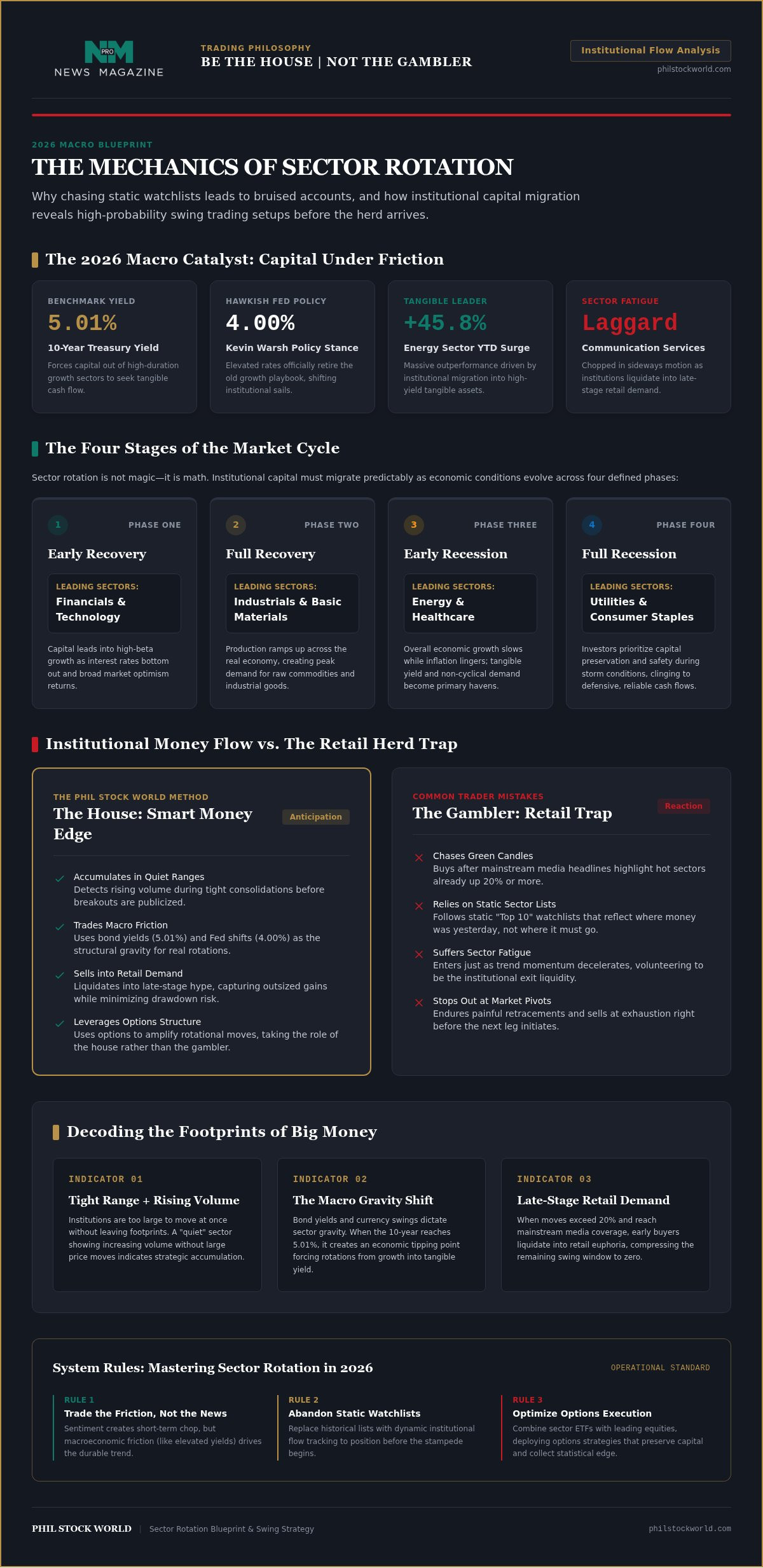 Best Sectors for Swing Trading: 2026 Market Rotation Guide