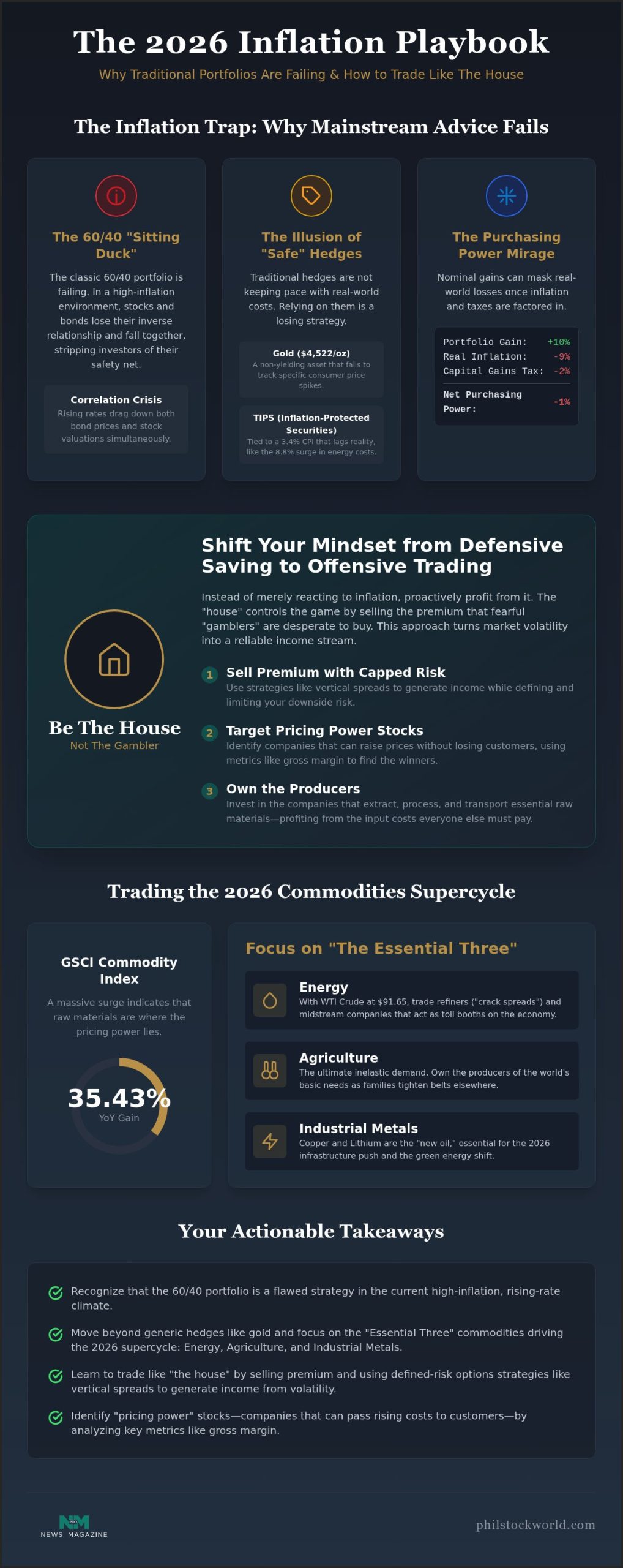 Trading Strategies for High Inflation: How to Trade Like "The House" in 2026