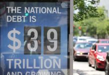The U.S. debt tops a record-shattering $40 trillion. Yes, with a T