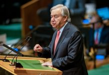 U.N. Leader Uses Final Speech to Issue Stark Warning